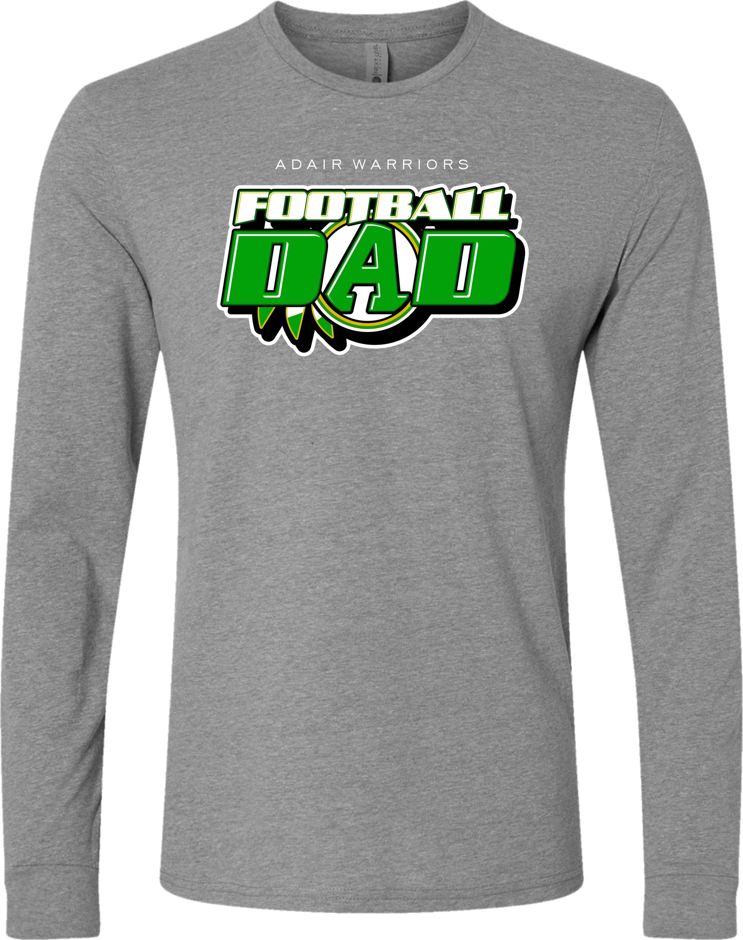 Adair - "FOOTBALL DAD" Tee 1 (Long-Sleeved)