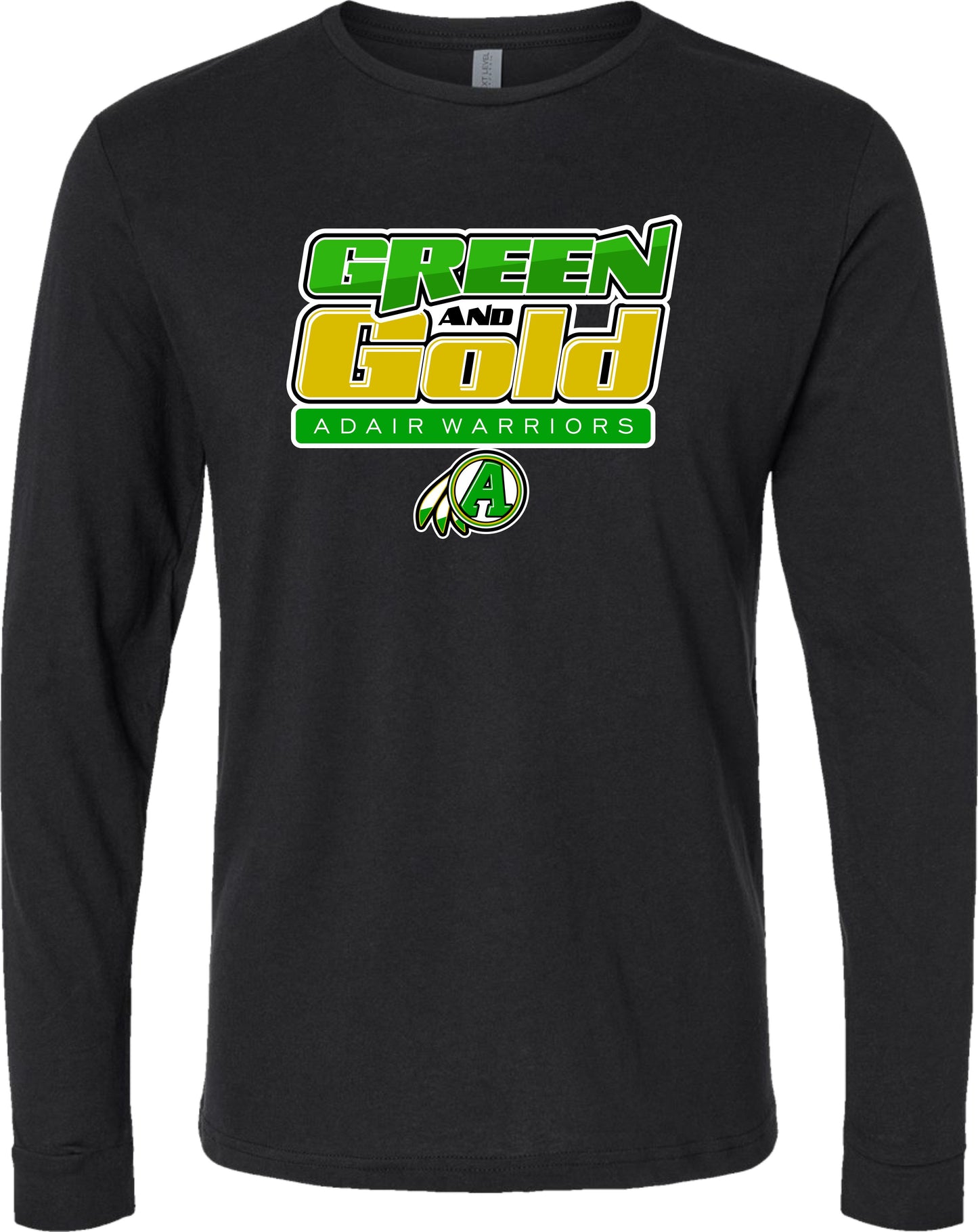Adair - "GREEN AND GOLD" Tee 1 (Long-Sleeved)